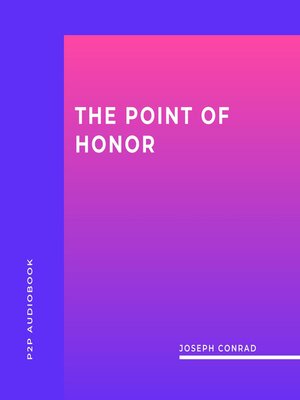 cover image of The Point of Honor (Unabridged)